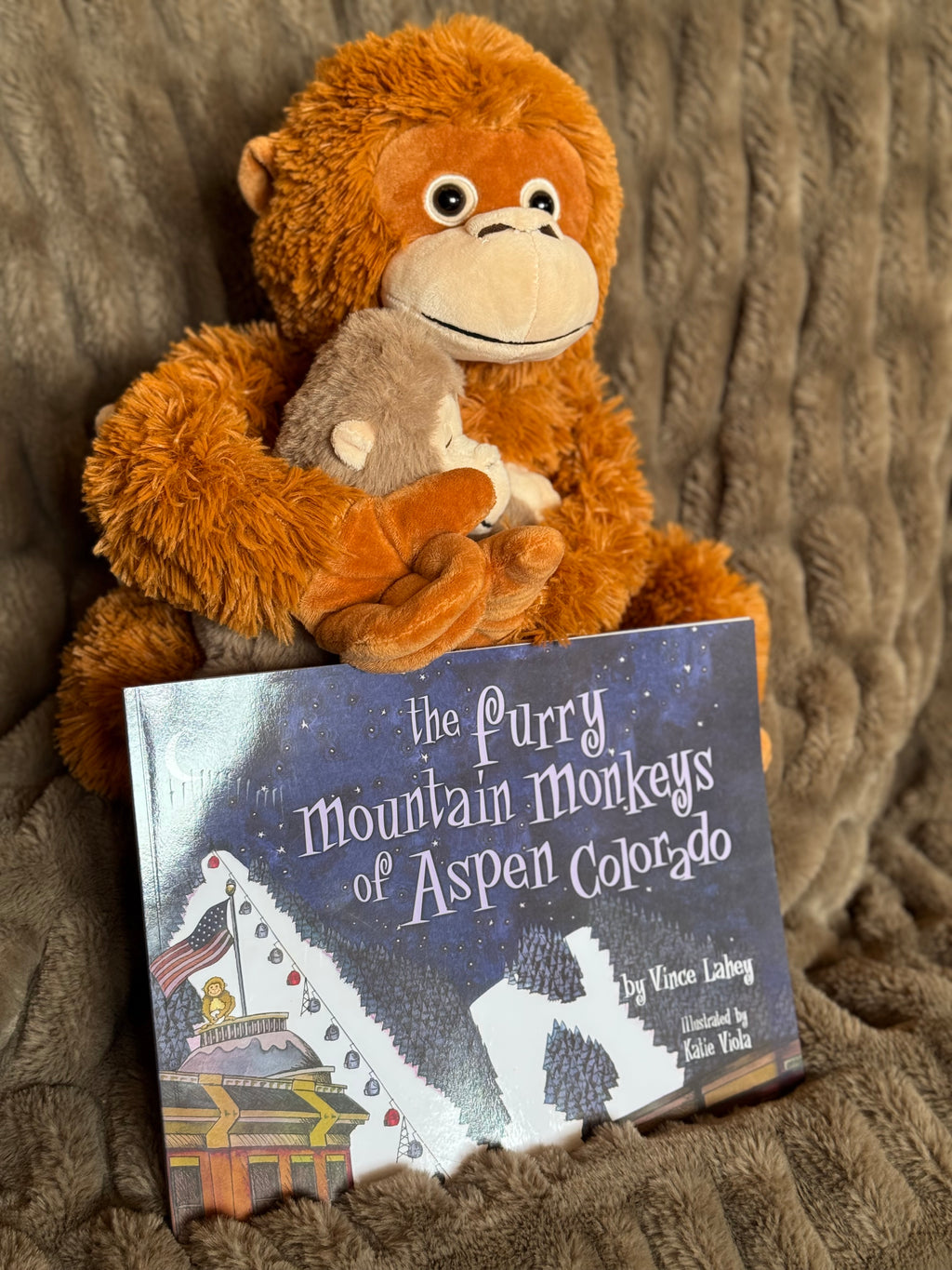 Paperback & Plush Monkey