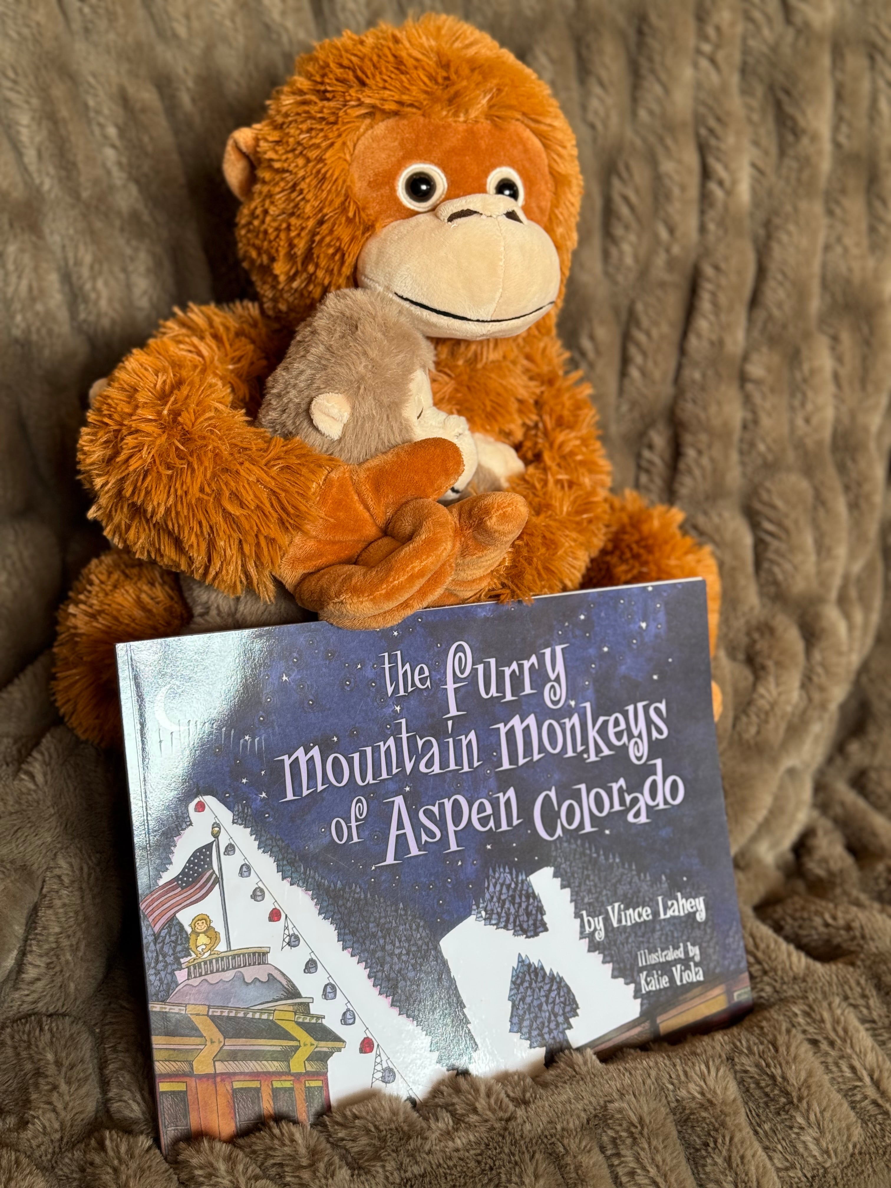 Paperback & Plush Monkey