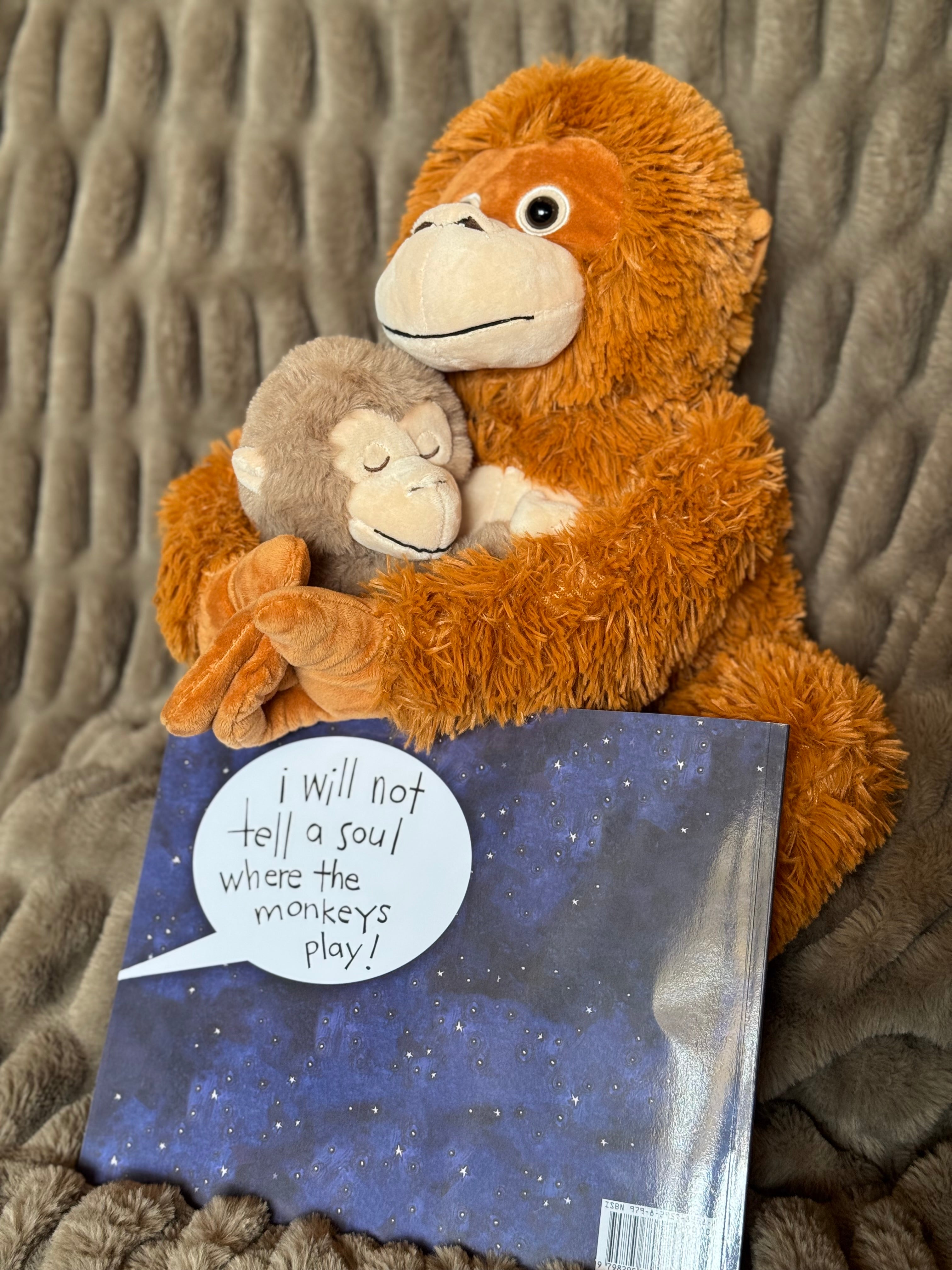 Paperback & Plush Monkey
